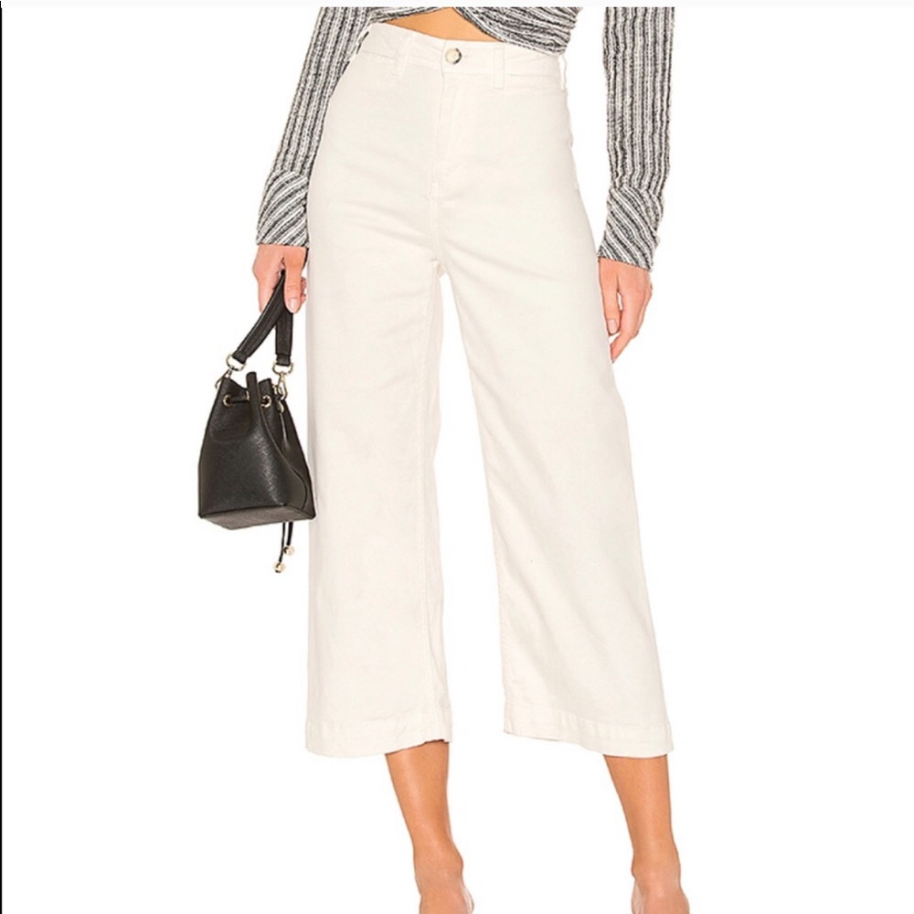 Free People Patti wide legged cropped